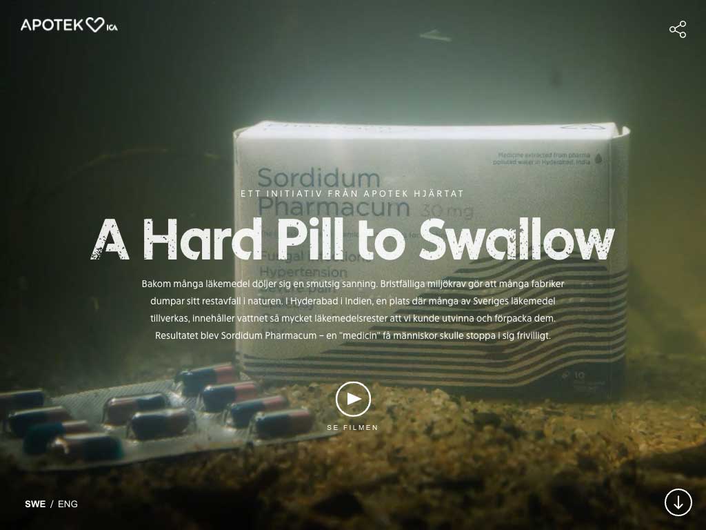 A Hard Pill To Swallow / Apoteket Hjärtat